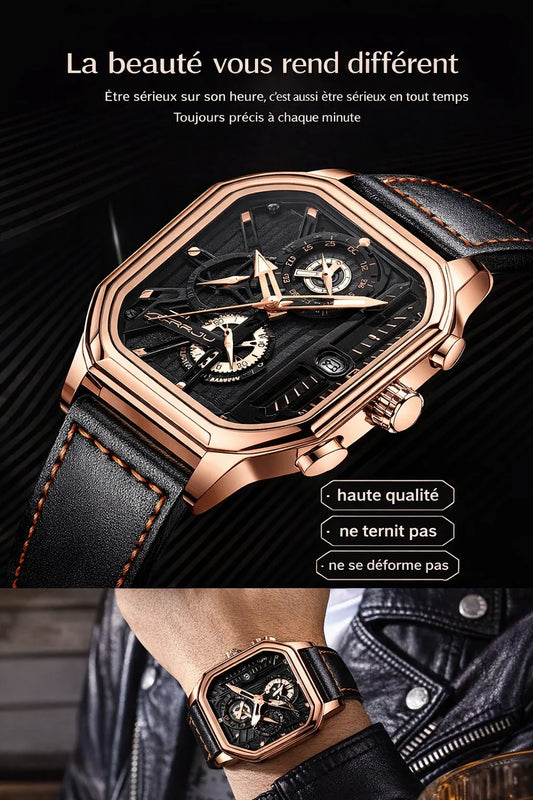 Montre Originale De Luxe en Chronographe pour hommes